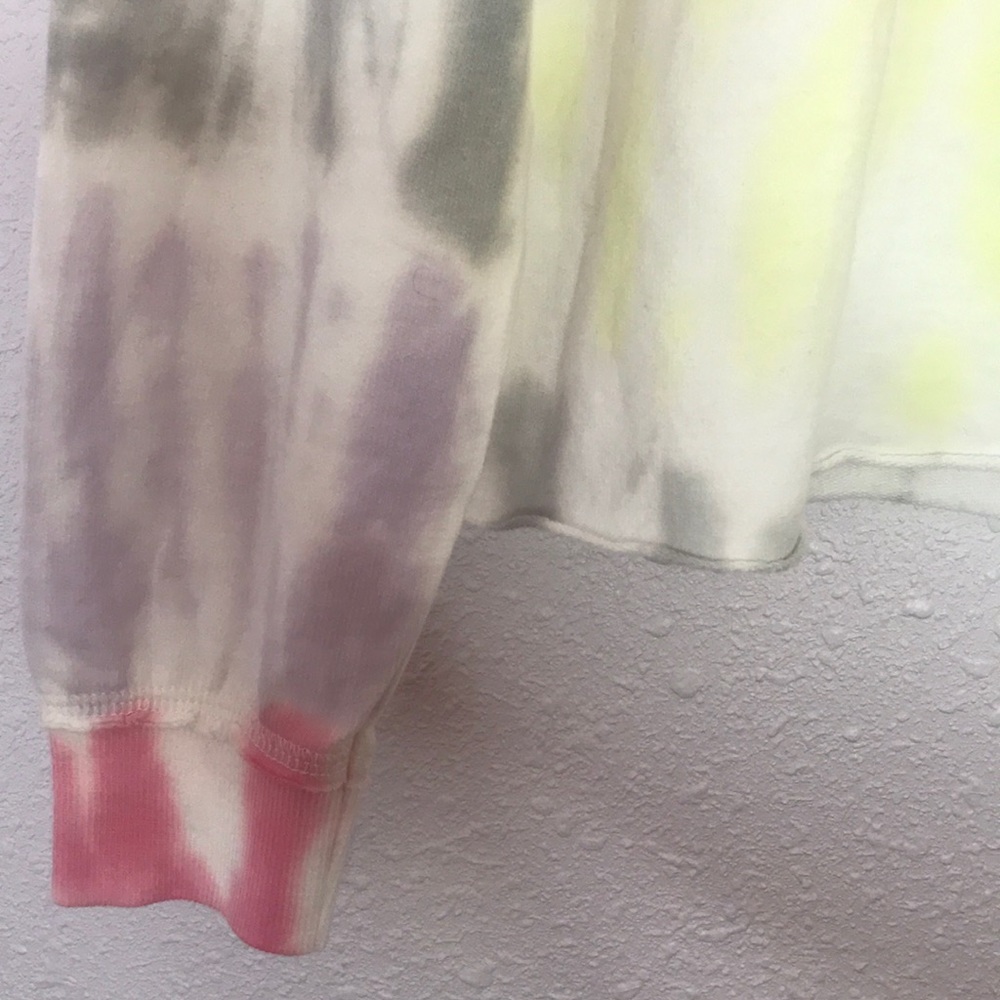 🍭FULL TILT tye-dye crop cotton hoodie - Picture 3 of 6